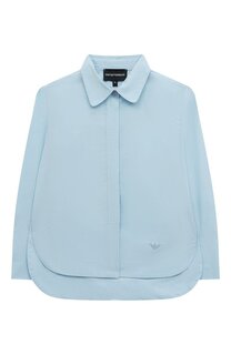 Хлопковая блузка Emporio Armani