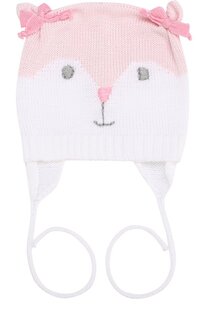 Хлопковая шапка с декором на завязках Catya