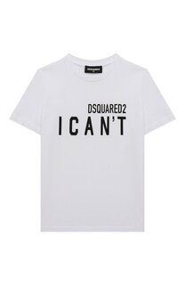 Хлопковая футболка Dsquared2