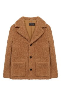 Укороченное пальто из шерсти Loro Piana