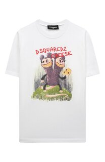 Хлопковая футболка Dsquared2