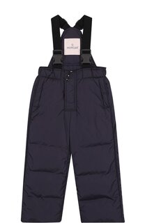 Пуховый комбинезон на подтяжках Moncler Enfant