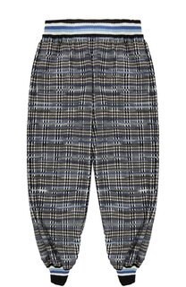 Джоггеры фактурной вязки с эластичными манжетами Missoni