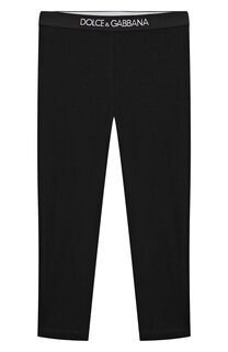 Хлопковые леггинсы Dolce & Gabbana