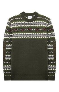 Шерстяной пуловер Burberry