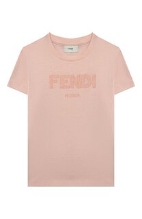 Хлопковая футболка Fendi