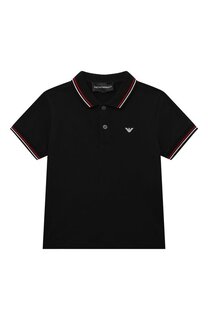 Хлопковое поло Emporio Armani