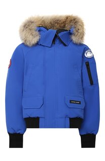 Утепленный бомбер PBI Chilliwack с меховой отделкой на капюшоне Canada Goose