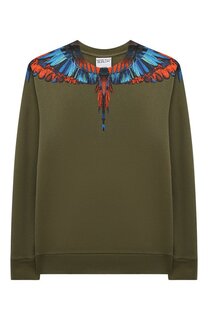 Хлопковый свитшот Marcelo Burlon Kids of Milan
