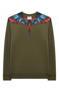 Хлопковый свитшот Marcelo Burlon Kids of Milan