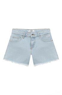 Джинсовые шорты MSGM kids