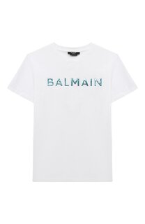 Хлопковая футболка Balmain