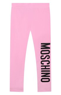 Хлопковые леггинсы Moschino