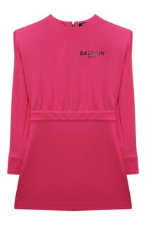 Платье из вискозы Balmain