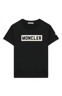 Хлопковая футболка Moncler Enfant