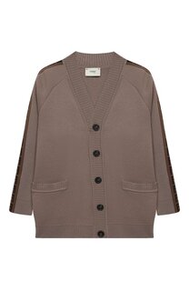Шерстяной кардиган Fendi