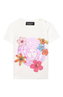Хлопковая футболка Versace
