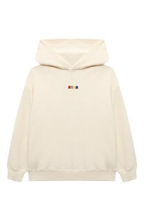 Хлопковое худи MSGM kids