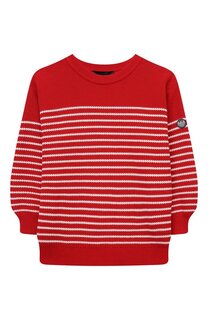 Хлопковый пуловер Emporio Armani