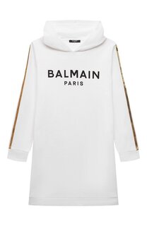 Хлопковое платье Balmain