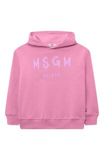 Хлопковое худи MSGM kids