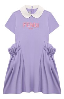 Платье из вискозы Fendi