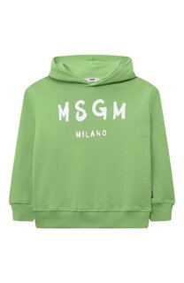 Хлопковое худи MSGM kids