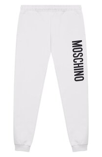 Хлопковые джоггеры Moschino