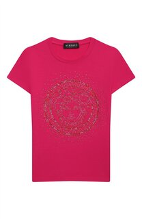 Хлопковая футболка Versace