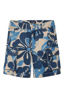 Шорты из хлопка и льна Il Gufo