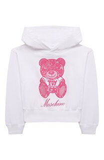 Укороченное худи Moschino