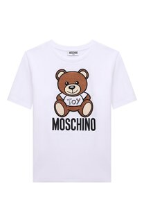 Хлопковая футболка Moschino
