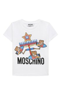 Хлопковая футболка Moschino