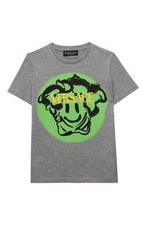 Хлопковая футболка Versace