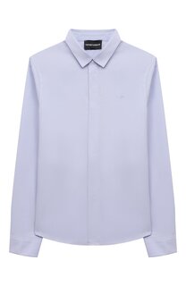 Хлопковая рубашка Emporio Armani