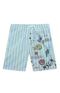 Хлопковые шорты MSGM kids