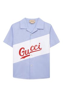Хлопковая рубашка Gucci