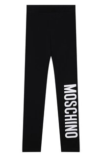 Хлопковые леггинсы Moschino