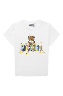 Хлопковая футболка Moschino