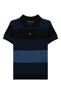 Хлопковое поло Emporio Armani
