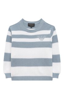 Хлопковый пуловер Emporio Armani