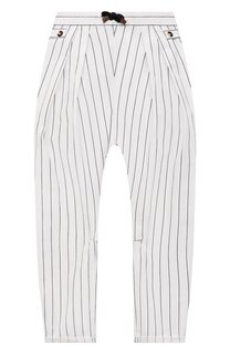 Хлопковые брюки Brunello Cucinelli