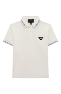 Хлопковое поло Emporio Armani