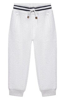 Хлопковые джоггеры Brunello Cucinelli