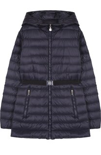 Пуховое пальто с капюшоном Moncler Enfant