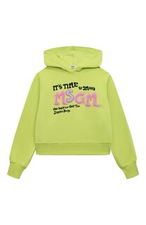 Хлопковое худи MSGM kids