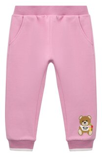 Хлопковые джоггеры Moschino