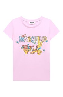 Хлопковая футболка Moschino