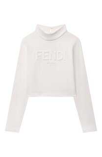 Укороченная водолазка из хлопка Fendi