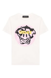 Хлопковая футболка Versace